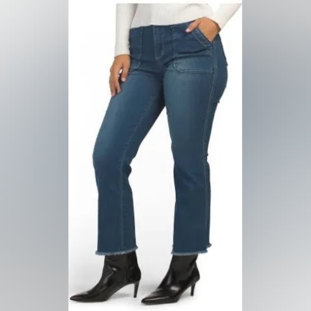 Democracy "AB" Solutions Technology Pork Chop Cropped Jeans